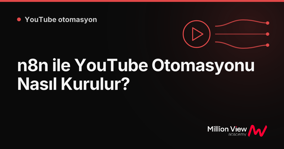 n8n ile YouTube Otomasyonu Nasıl Kurulur?