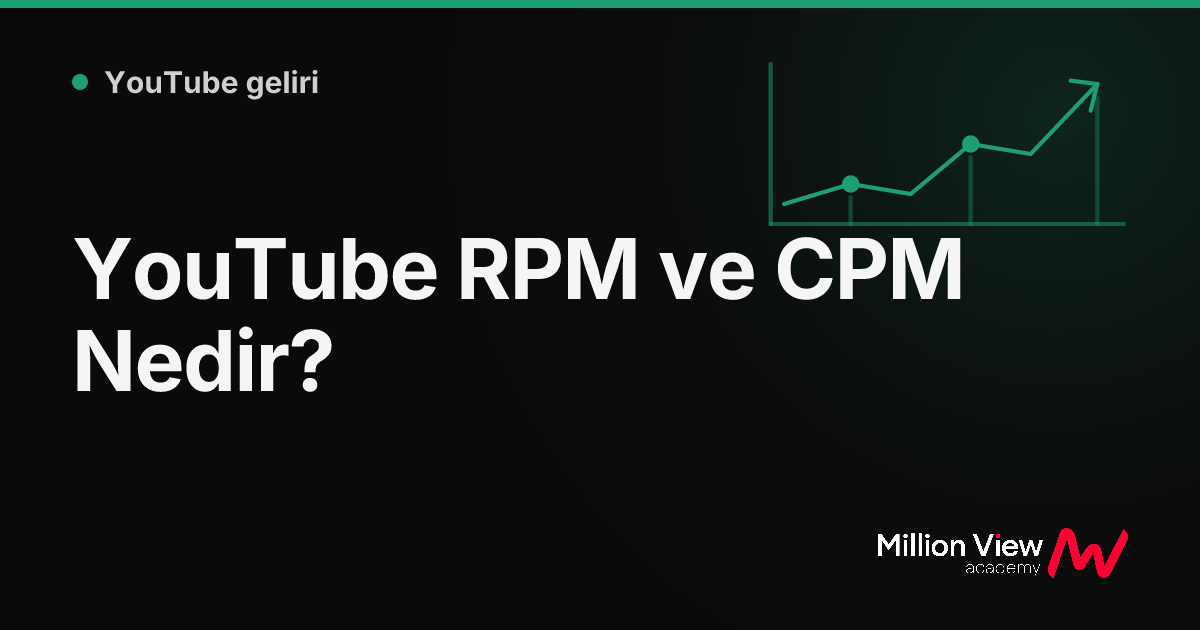 YouTube RPM ve CPM Nedir?